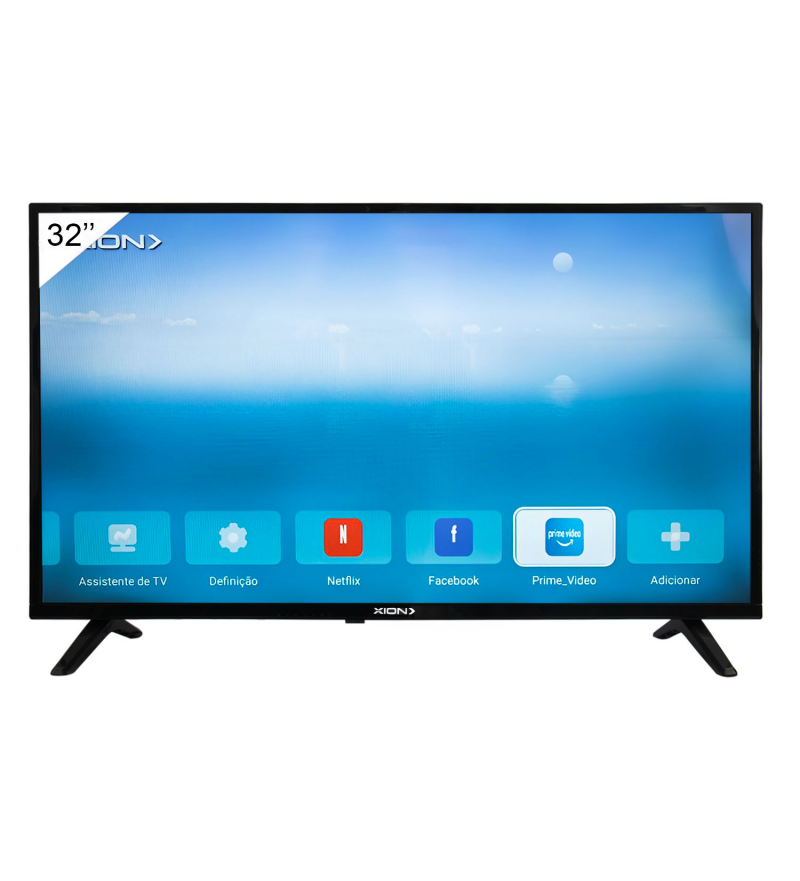 Smart TV LED 32" XION LE32SLIM HD HDMI/USB/Android - Negro