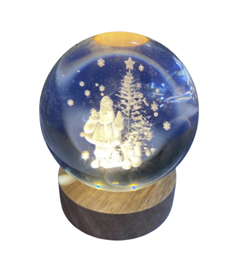  Lampara Esfera de Mesa Xtrad SH-071 - Papá Noel
