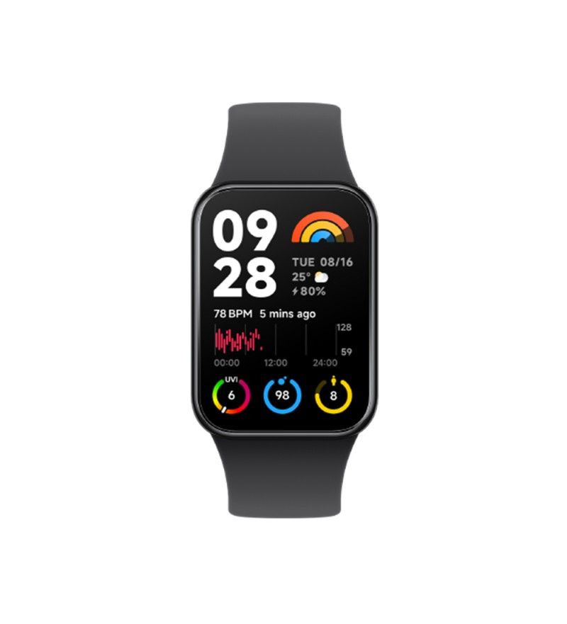 Smartwatch Xiaomi Mi band 8 Pro BHR8007GL con Pantalla 1.56"/Bluetooth - Black