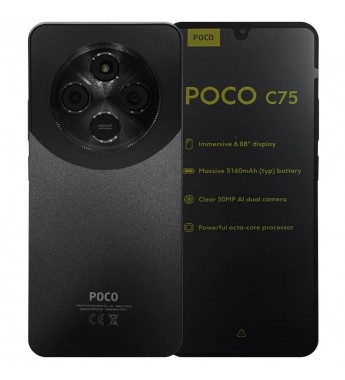 Smartphone Xiaomi Poco C75 LTE DS 8/256GB 6.88" - Black