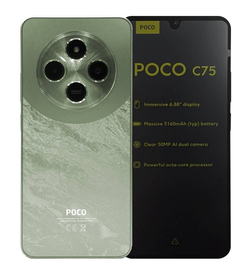 Smartphone Xiaomi Poco C75 LTE DS 8/256GB 6.88" - Green