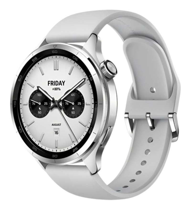Smartwatch Xiaomi S4 BHR9197GL con Pantalla 1.43"/Bluetooth/5 ATM - Silver