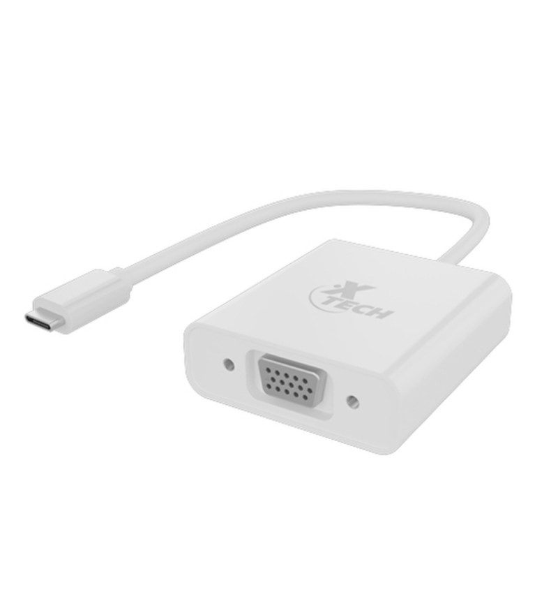 Cable Adaptador Xtech XTC551 USB-C a VGA - Blanco