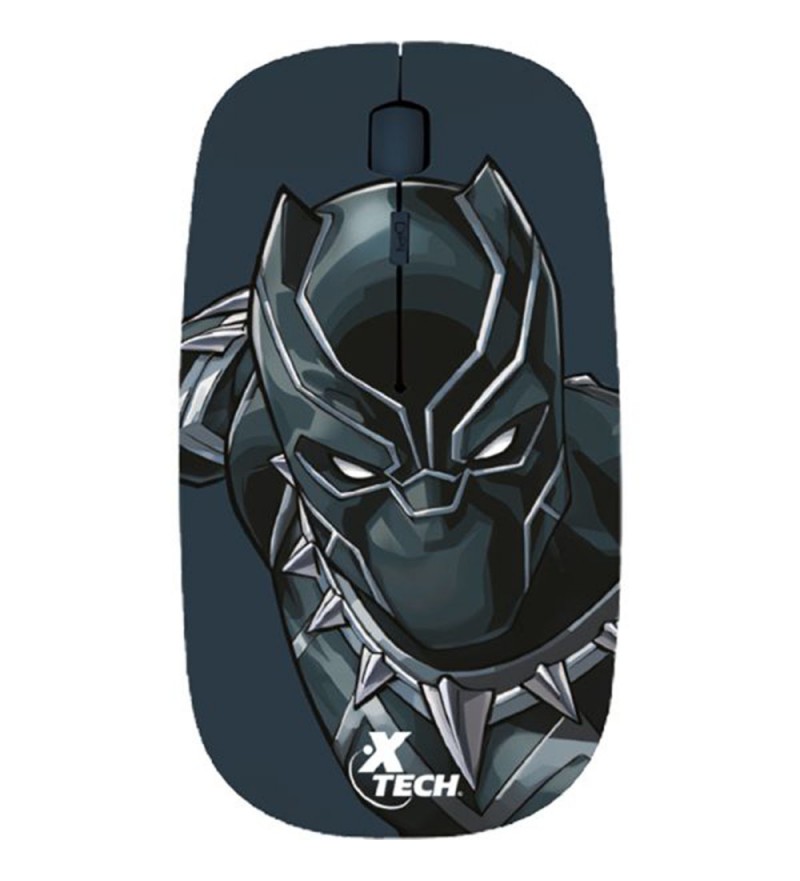 Mouse Wireless Xtech XTM-M340BP Pantera Negra 1600DPI Ajustable/4 Botones - Gris 