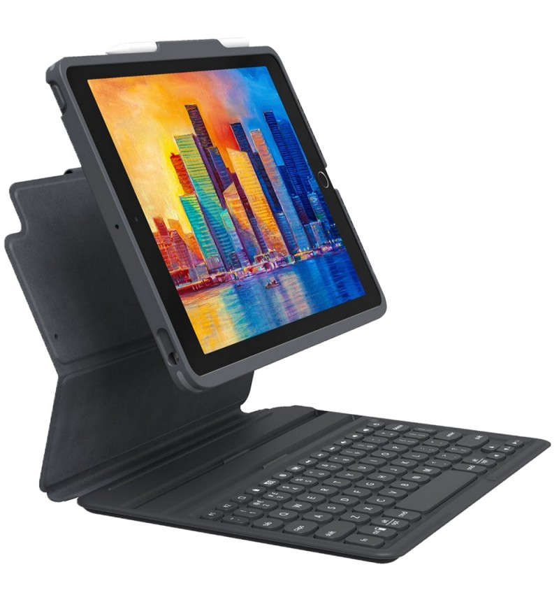 Funda para iPad Air 7th/8th/9th Gen 10.2" ZAGG Pro Keys con Keyboard - Charcoal