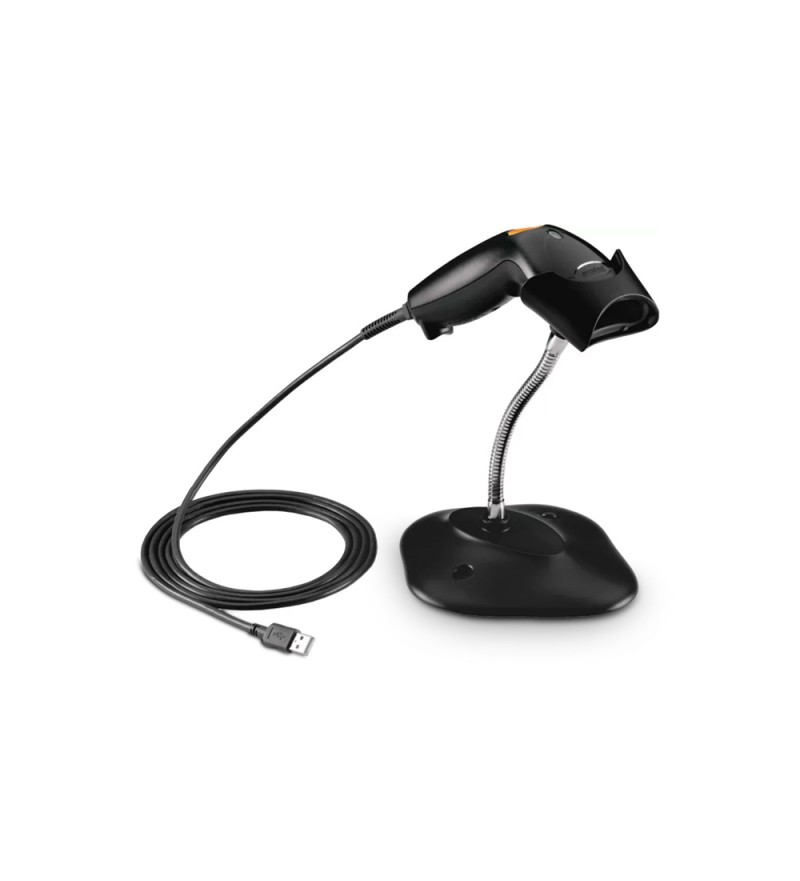 Lector de Código de Barras Zebra LS1203-7AZU0100R Soporte 