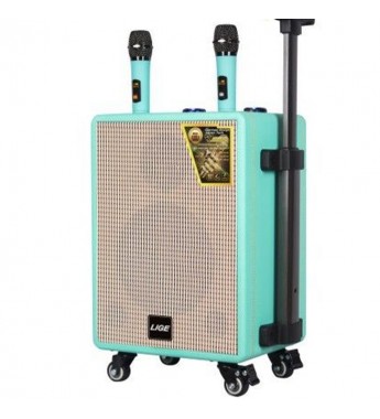 Parlante Lige 8 Vintage 8" 1800W/2 Micrófonos - Green 