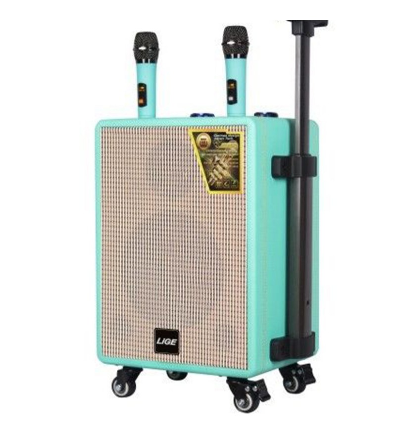 Parlante Lige 8 Vintage 8" 1800W/2 Micrófonos - Green 