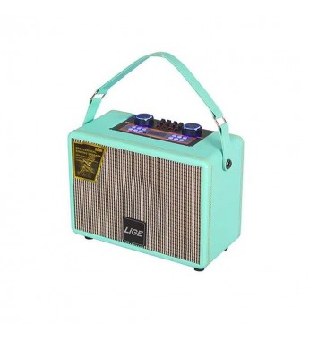 Speaker Lige 6 6500W/BT/USB/SD/FM/AUX- Grenn (Caja Fea)