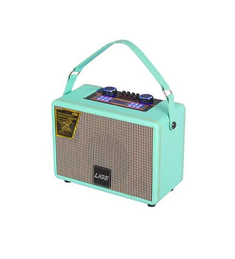 Speaker Lige 6 6500W/BT/USB/SD/FM/AUX- Grenn (Caja Fea)