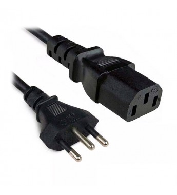 Cable de Fuerza para PC/UPS/Printer 1.8Mts 10A 250V Padrón USA