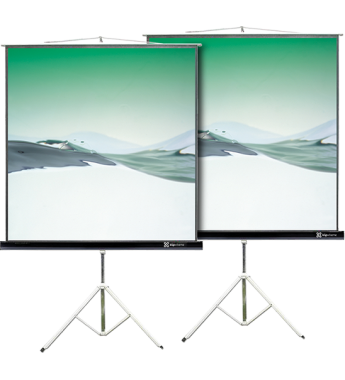 Pantalla de Proyección Klip KPS-102B de 86" - Blanco (C/Tripode)