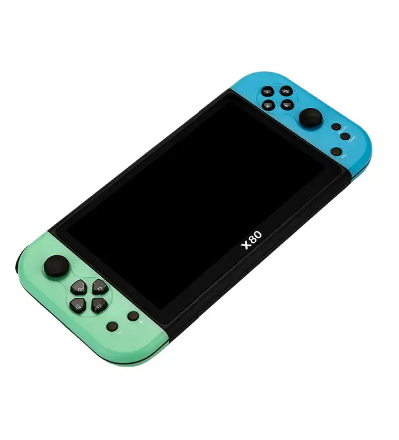 Consola Portatil x80 16GB- Green Blue 