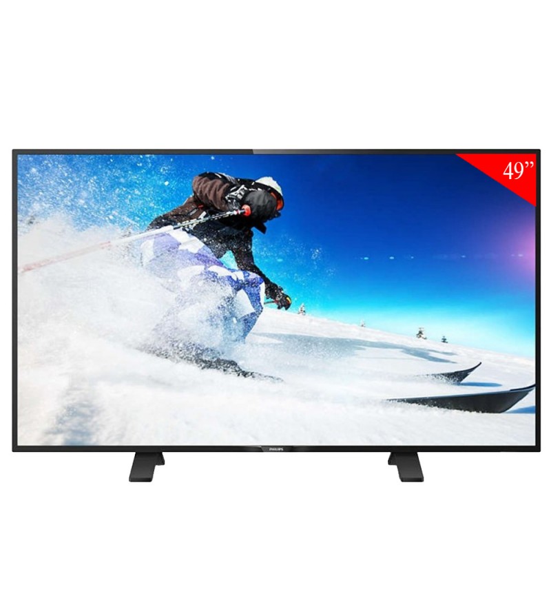 Smart TV LED de 49" Philips Serie 5100 49PFD5102/55 Full HD con Wi-Fi/HDMI/Bivolt (2017) - Negro