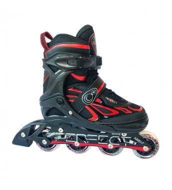 Rollers Perfect Sport SS-88A Nº 35-38 - Negro/Rojo