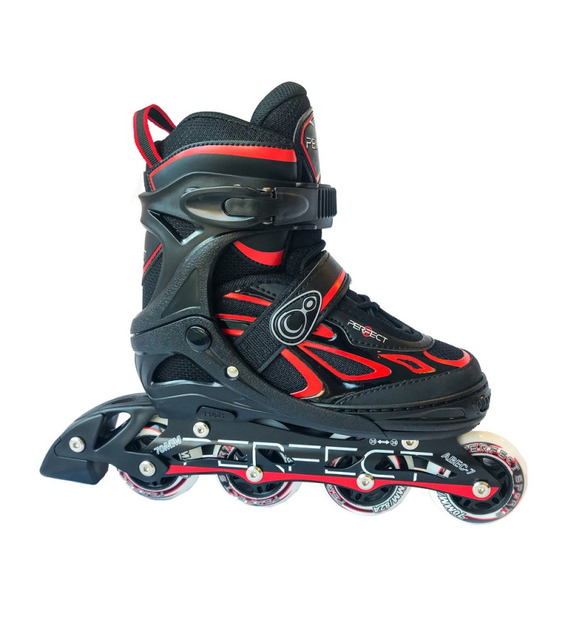 Rollers Perfect Sport SS-88A Nº 39-42 - Negro/Rojo