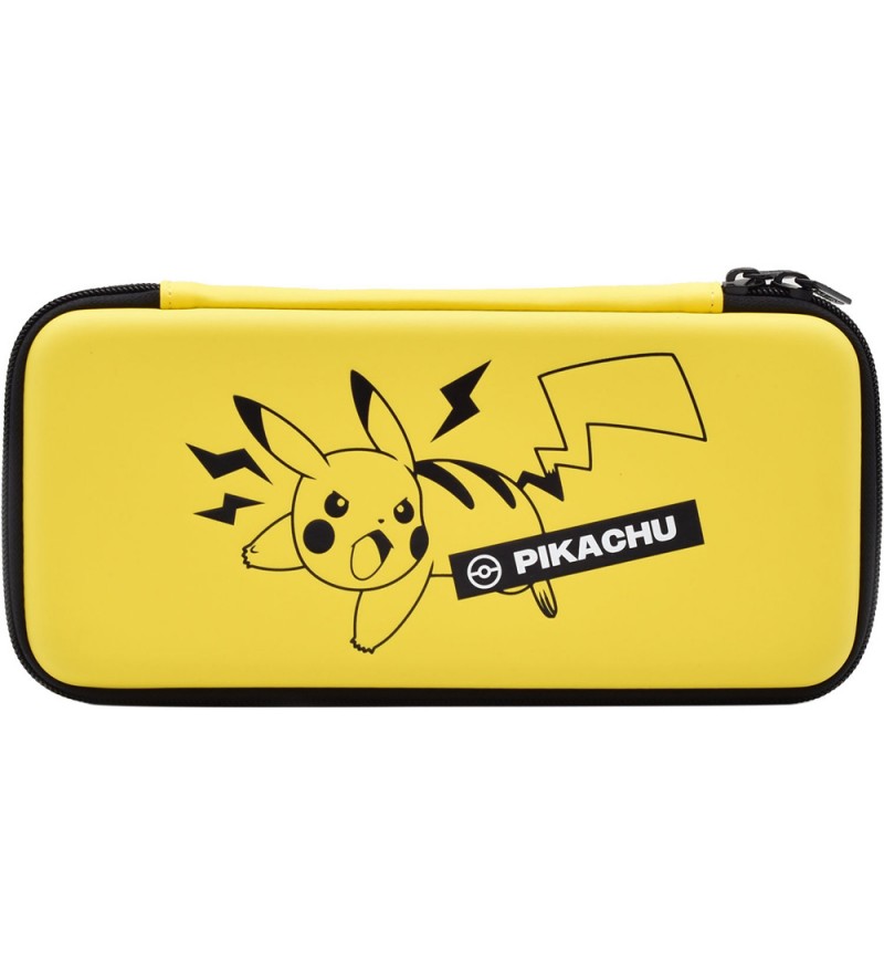 Estuche para Nintendo Switch Hori EmBoss Case NSW-217U - Pikachu Amarillo/Negro