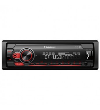 Radio Automotriz Pioneer MVH-S310BT con FM/AM/Mini Jack 3.5mm/USB - Negro