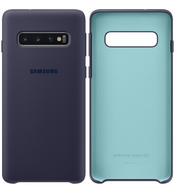 Funda Samsung para Galaxy S10 Silicone Cover EF-PG973TNEGWW - Azul Ártico
