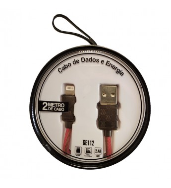 CABLE USB GOLD EDITION GE-112 IPHONE 2M