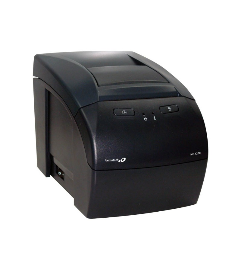 Impresora Térmica Bematech MP-4200 para Papel de hasta 82.5 mm - Negro