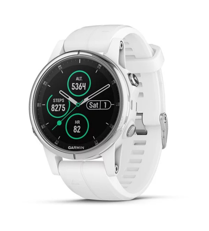 Smartwatch Garmin Fenix 5S Plus 010-01987-00 con GPS/GLONASS/Wi-Fi/Bluetooth - Blanco