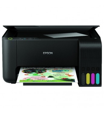 Impresora Multifuncional Epson EcoTank L3150 3-en-1 con Wi-Fi - Negro