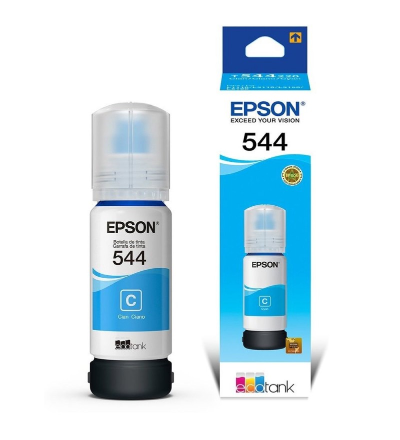 Tinta para Impresoras Epson 544 T544220 de 65 ml - Cían