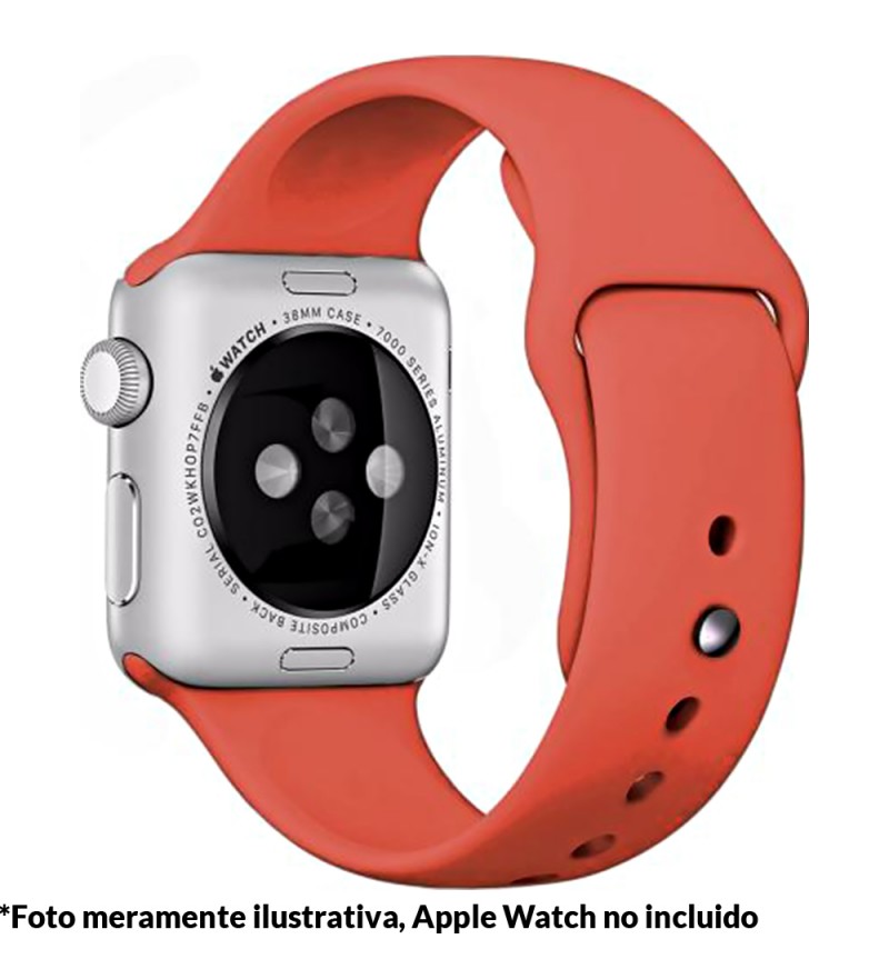Correa 4Life para Apple Watch 38/40 mm de Silicona - Naranja