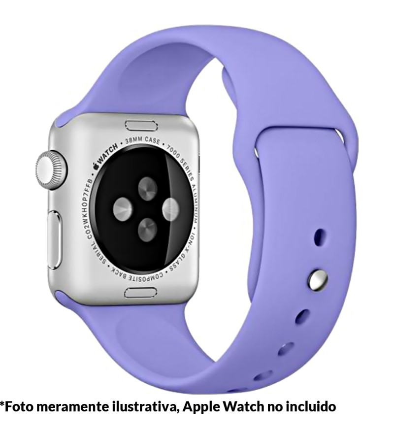Correa 4Life para Apple Watch 38/40 mm de Silicona - Lila