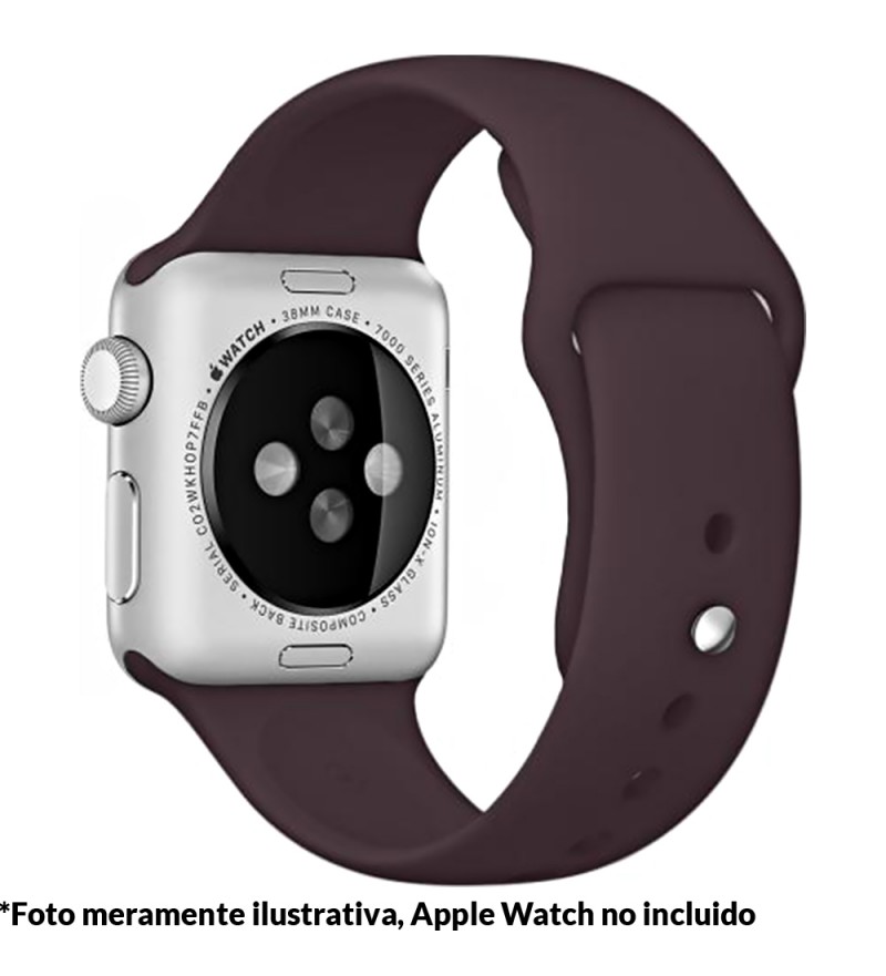 Correa 4Life para Apple Watch 38/40 mm de Silicona - Marrón