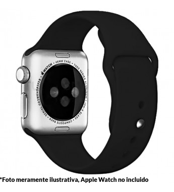 Correa 4Life para Apple Watch 38/40 mm de Silicona - Negro
