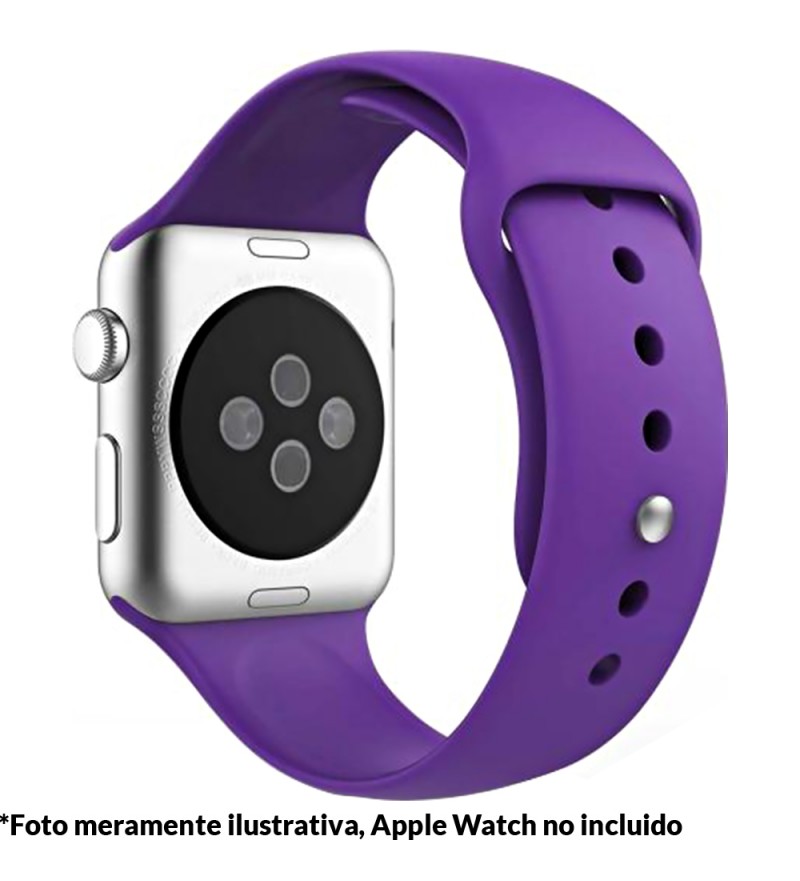 Correa 4Life para Apple Watch 38/40 mm de Silicona - Púrpura