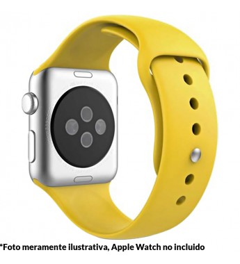 Correa 4Life para Apple Watch 38/40 mm de Silicona - Amarillo