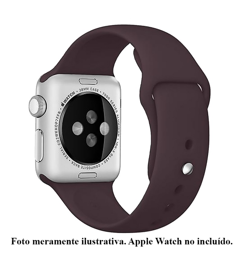 Correa 4Life para Apple Watch 42/44 mm de Silicona - Bordo