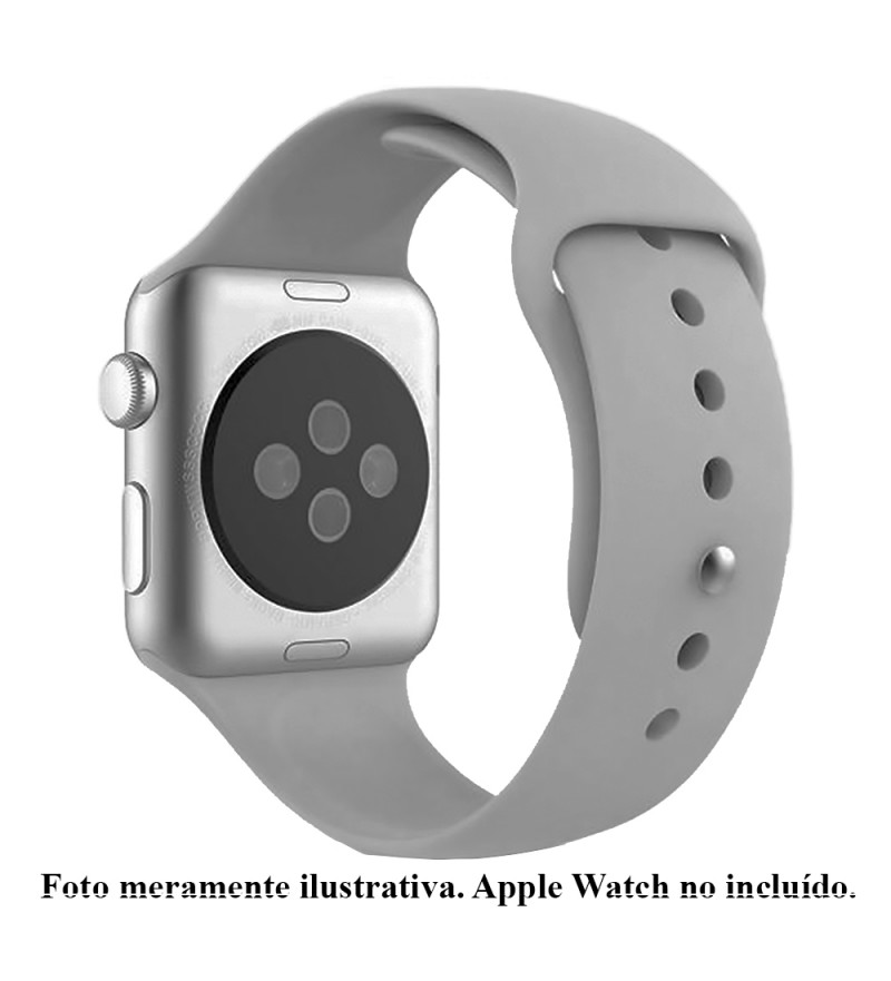 Correa 4Life para Apple Watch 42/44 mm de Silicona - Gris