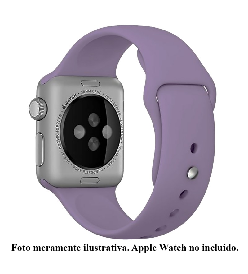 Correa 4Life para Apple Watch 42/44 mm de Silicona - Gris Lila