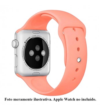Correa 4Life para Apple Watch 42/44 mm de Silicona - Coral