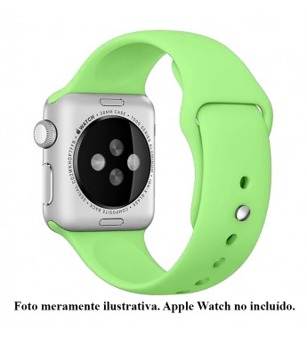 Correa 4Life para Apple Watch 42/44 mm de Silicona - Verde Brillante