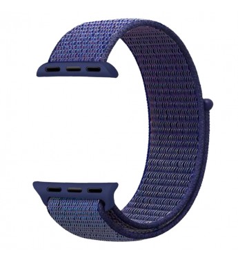 Correa 4Life para Apple Watch 44mm de Nylon - Azul Lila