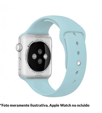 Correa 4Life para Apple Watch 42/44mm de Silicona - Turquesa