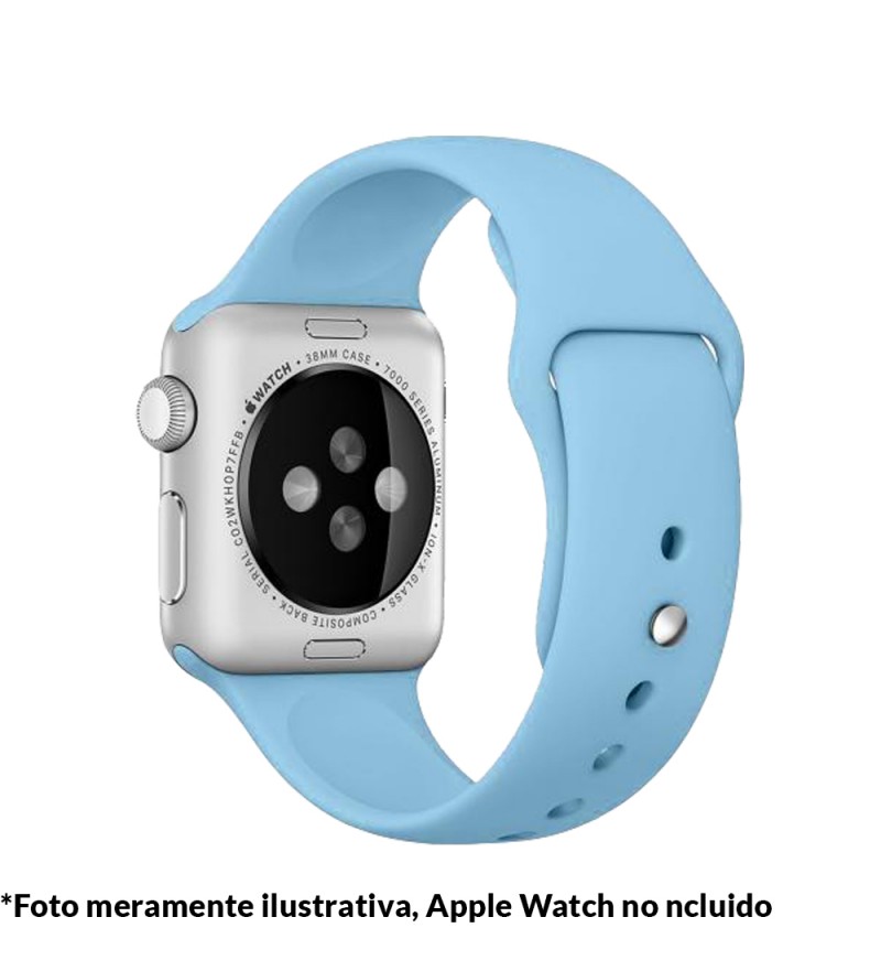 Correa 4Life para Apple Watch 38/40mm de Silicona - Celeste