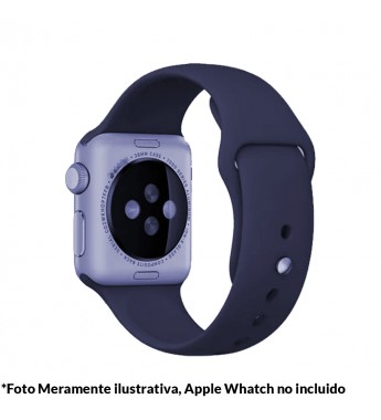Correa 4Life para Apple Watch 38mm de Silicona - Azul Marino