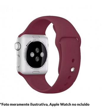Correa 4Life para Apple Watch 38/40mm de Silicona - Bordo 