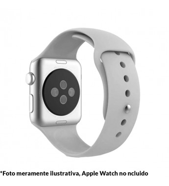 Correa 4Life para Apple Watch 38/40mm de Silicona - Gris Claro