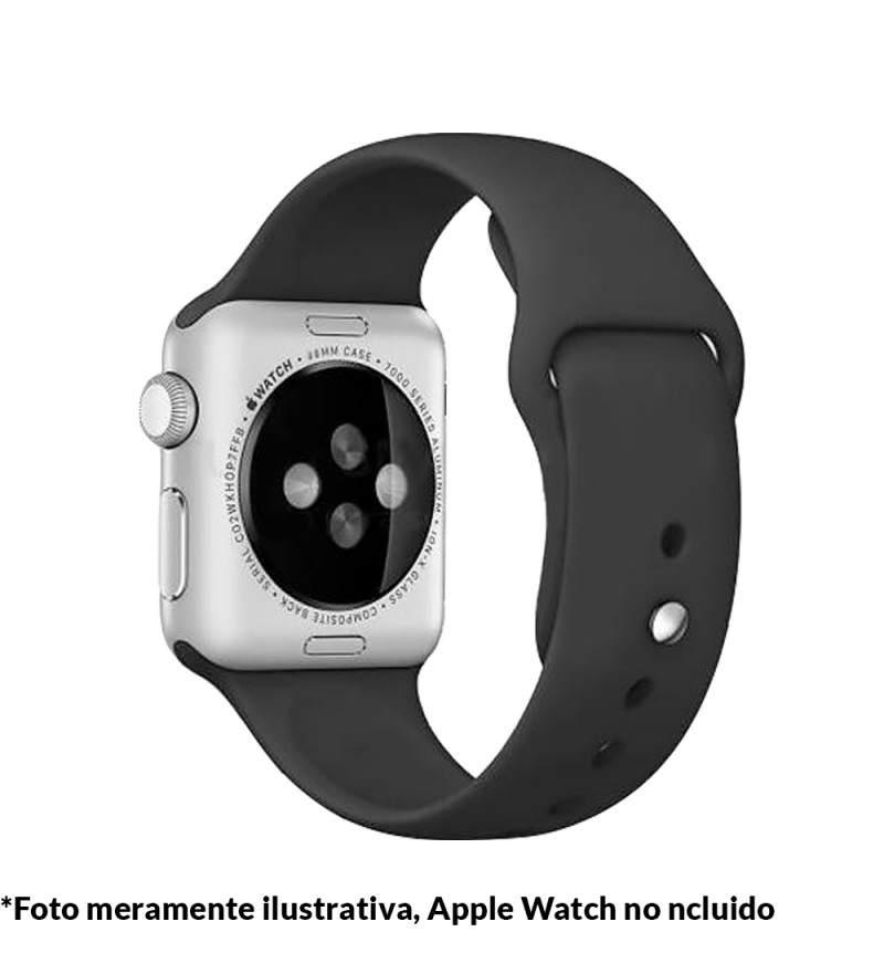 Correa 4Life para Apple Watch 38/40mm de Silicona - Gris Oscuro
