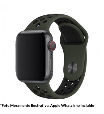Correa 4Life para Apple Watch 42/44mm de Silicona Deportiva - Negro