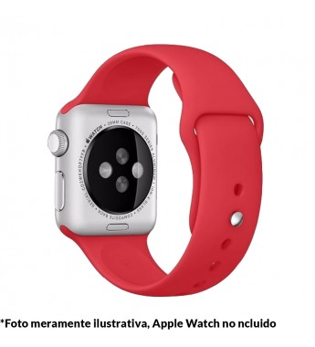 Correa 4Life para Apple Watch 38/40mm de Silicona - Rojo