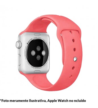 Correa 4Life para Apple Watch 38/40mm de Silicona - Salmón
