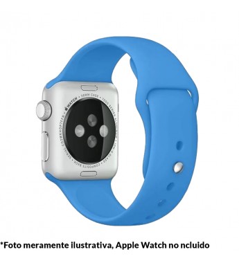 Correa 4Life para Apple Watch 42/44mm de Silicona - Cleste Oscuro